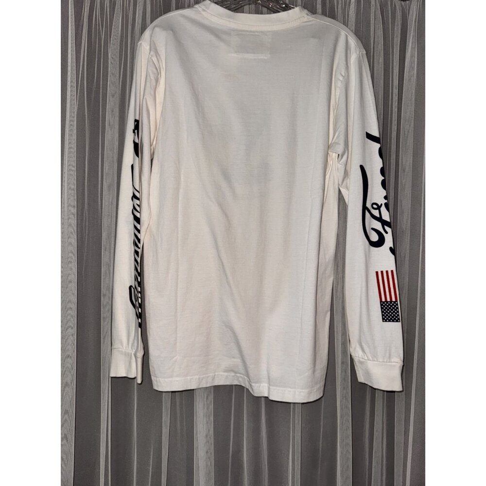 Ford Cobra Logo Long Sleeve White Shirt By Red Jacket - Picture 9 of 11